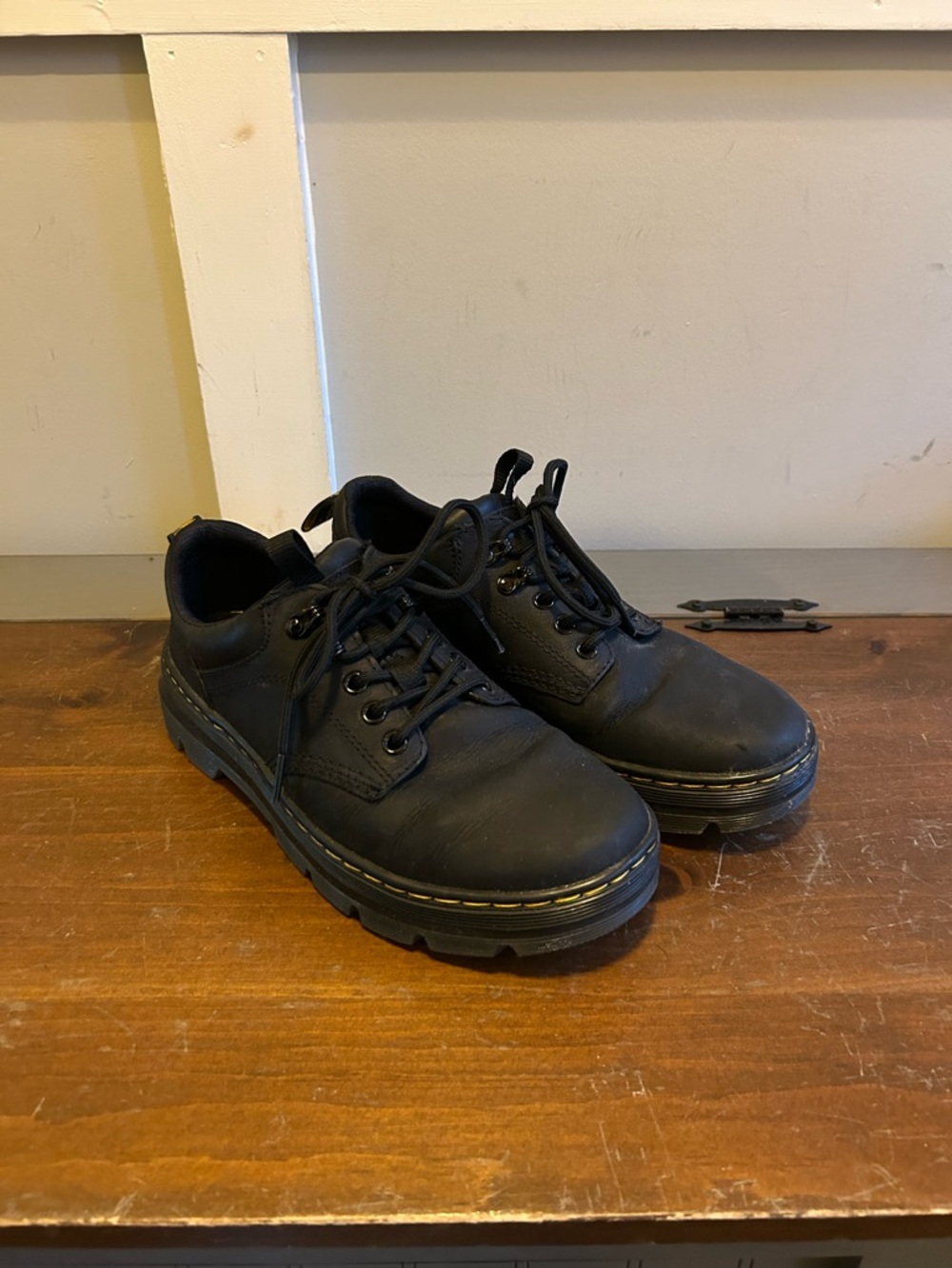 Dr. Martens Black Canvas Low-Top Lace Sneaker